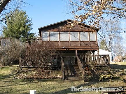 Front of home
						:
						View from the lower deck facing the front of home. Great place for a cookout!!