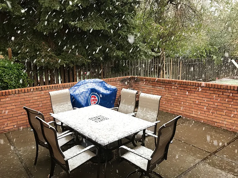 Backyard patio