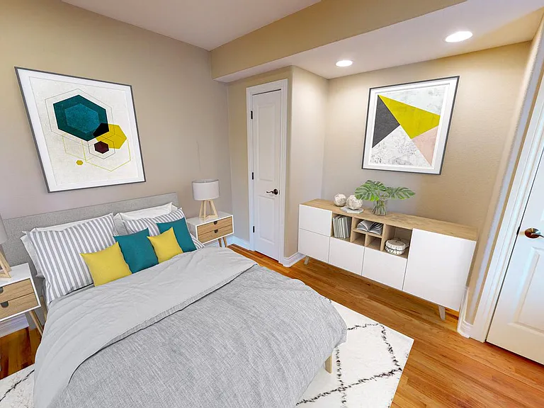 Bedroom 4. This image shows a virtually furnished space. Bedrooms come unfurnished.