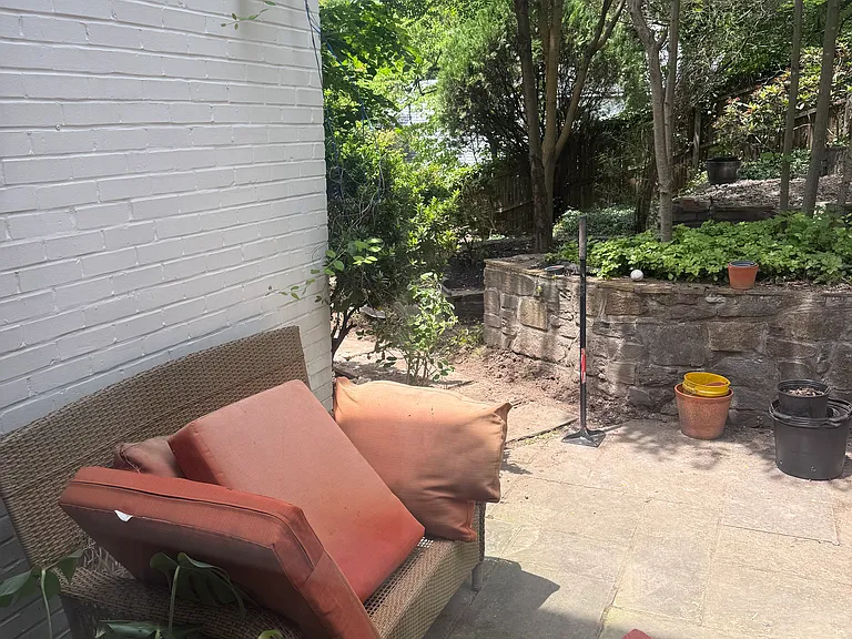 Patio (view from the kitchen)
