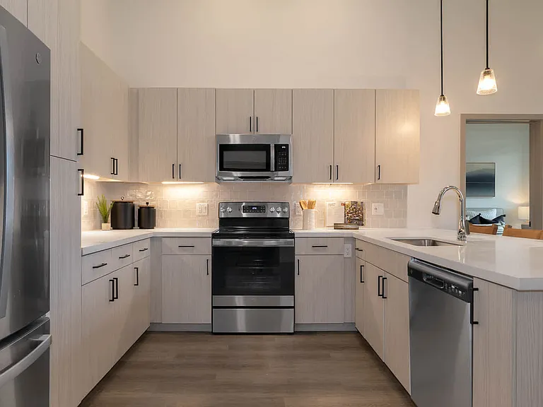 Kitchen with Stainless Steel Appliances