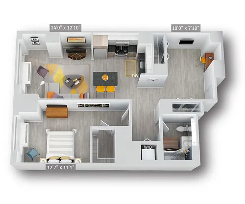 Floor plan A13D