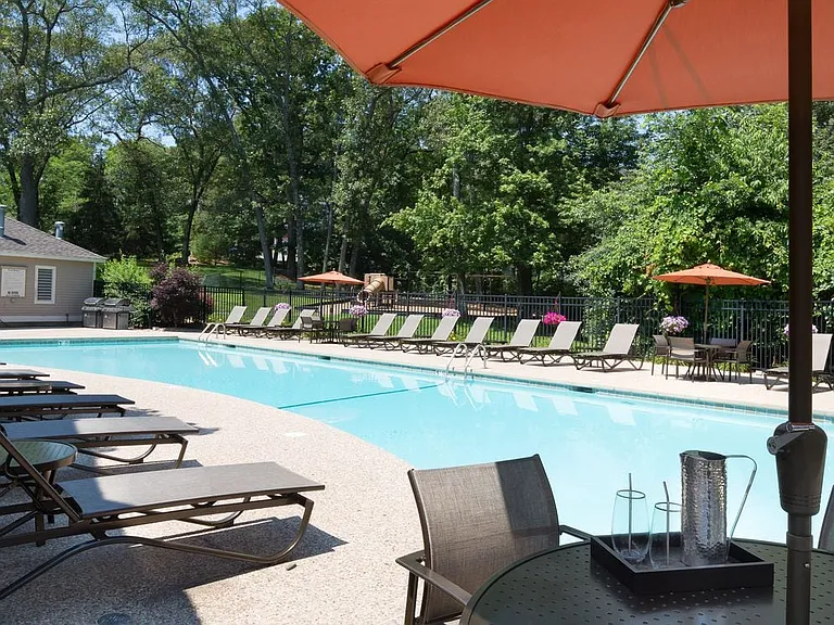 Swimming pool with sundeck