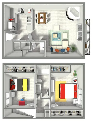 Floor plan Townhouse