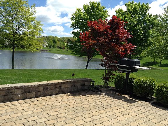 Patio view of Willow Pond