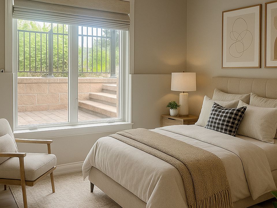 Photo simulation. Furnished photos coming soon! 
Master bed room