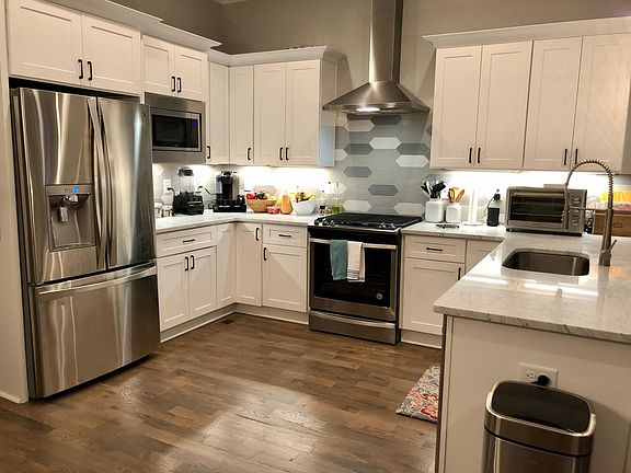 Kitchen with stainless appliances