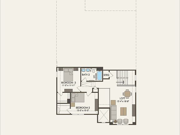 Second Floor 3 br 2.5 ba