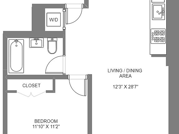 2nd image of 540 W 28th St APT 4F