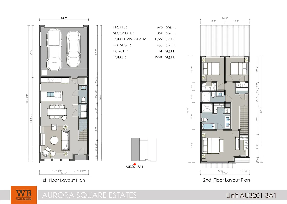Floor plan Meridian (AU3201)