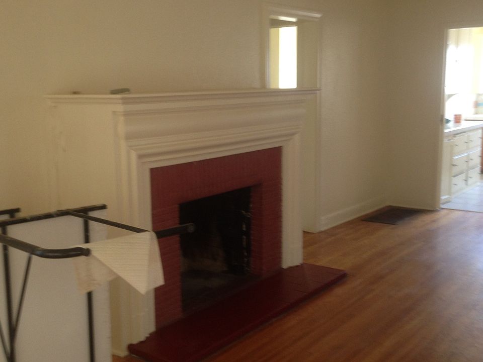 living room with fireplace