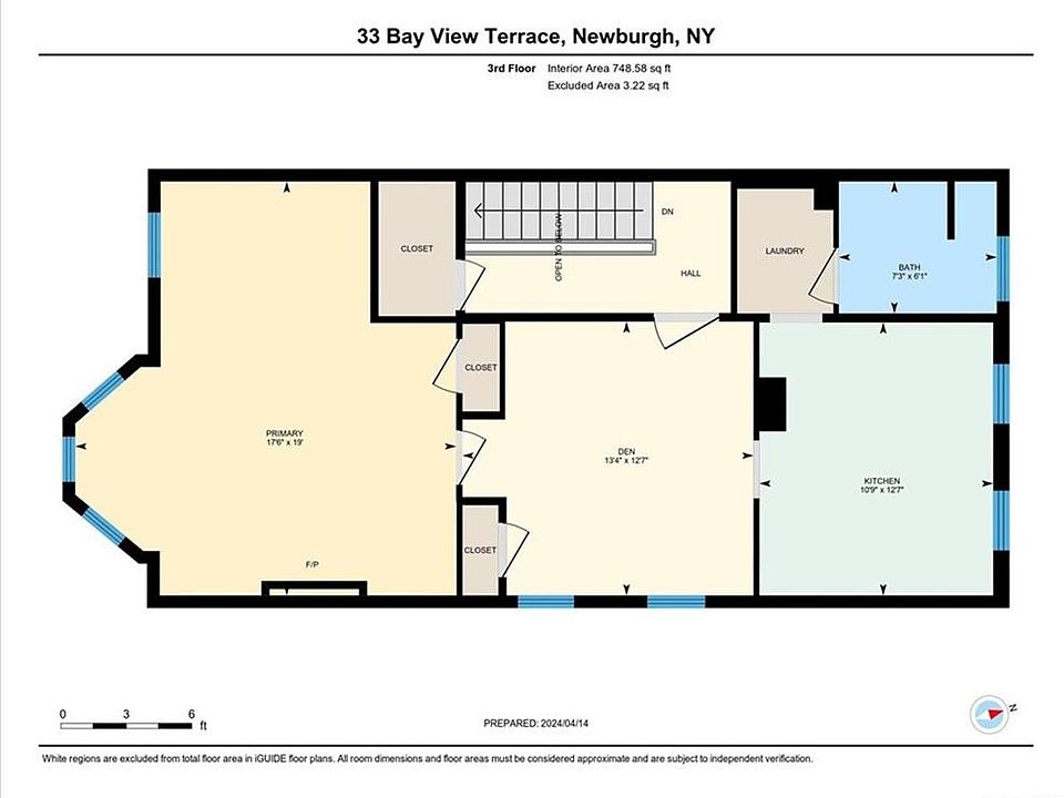 Floor Plan of 3rd flr apt