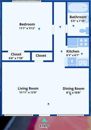 Floor plan One Bedroom