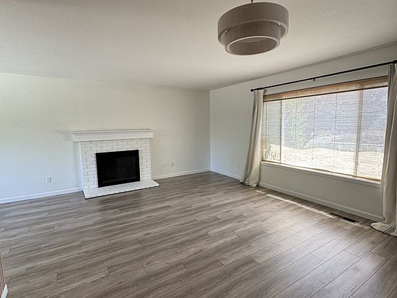 Living room fireplace