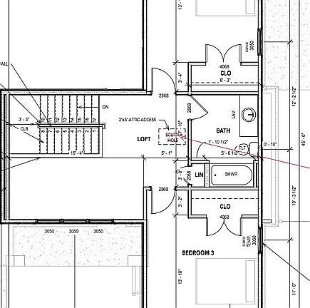 Upstairs Floor Plan