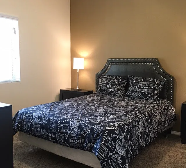 Modern Bedrooms at Bella Vista Place Apartments in El Paso, TX