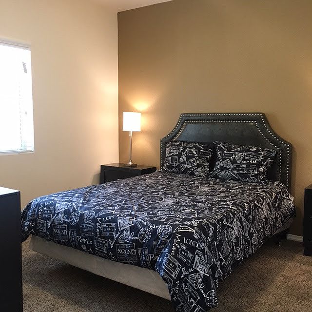 Modern Bedrooms at Bella Vista Place Apartments in El Paso, TX