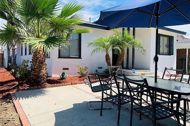 Nice size yard for BBQ and relaxing.