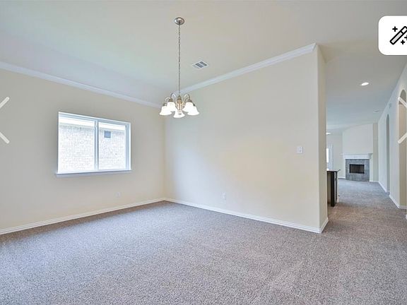 formal dining view from the entry door
