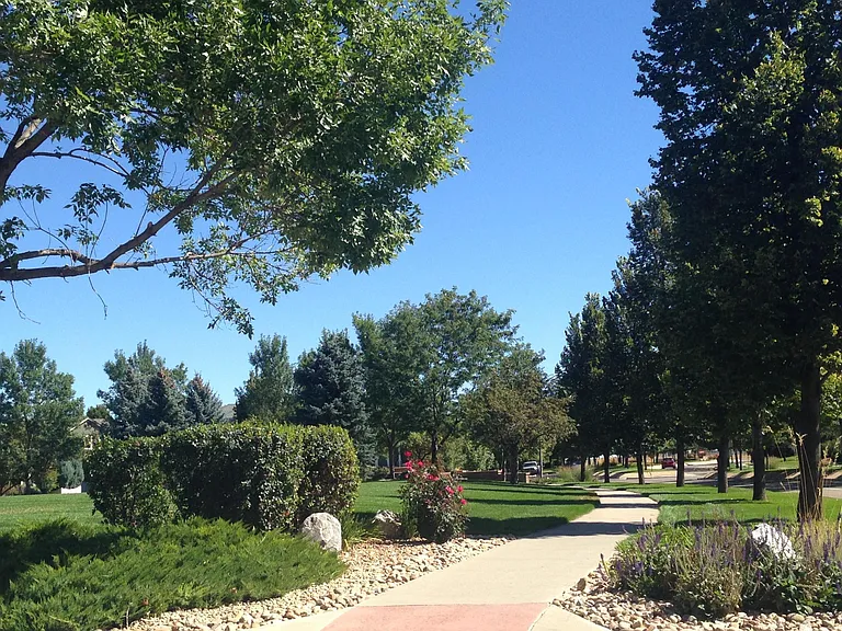 Large park across the street from home