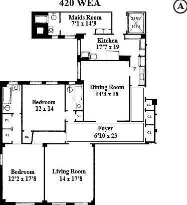 2nd image of 420 W End Ave #3