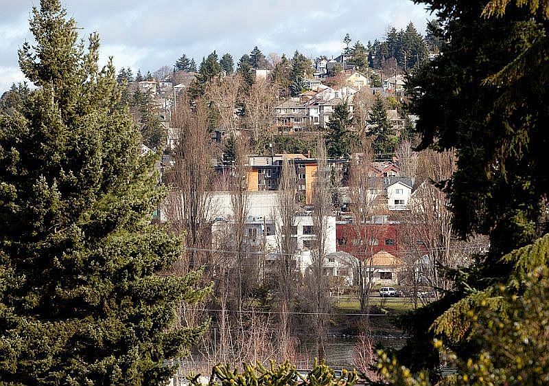 Fabulous canal and territorial views abound. Expansive windows let the view in