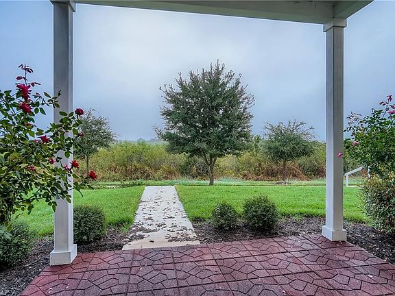 Looking at conservation area from front porch
