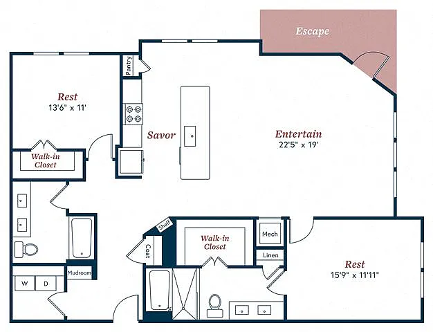 Floor plan B6