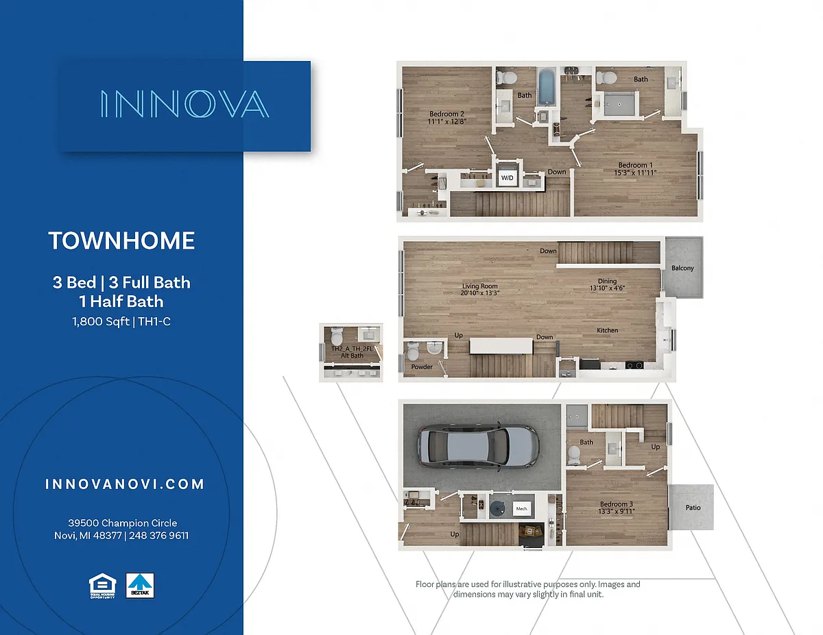 Floor plan Townhome