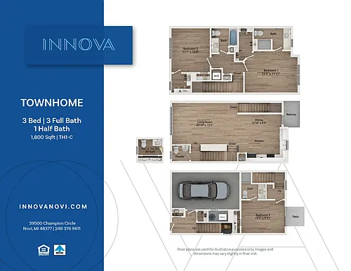 Floor plan Townhome