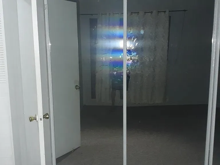 Bedroom with ample closet space
