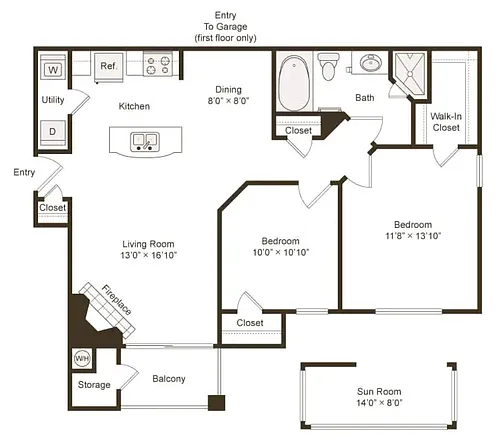 Floor plan B1SU