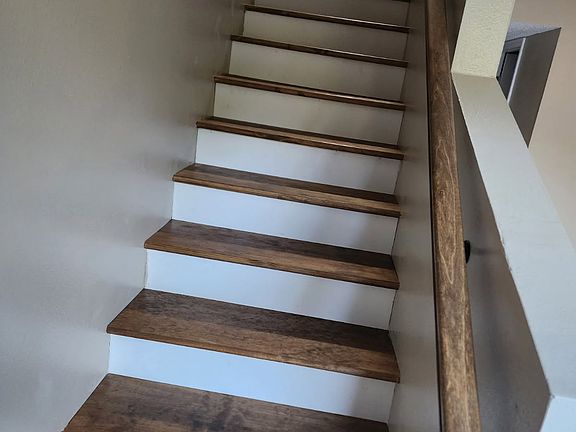 Stairs have been refurbished