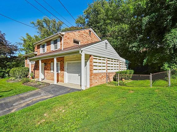 Side view - fenced-in backyard
