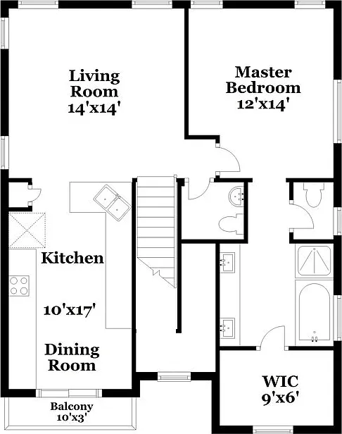 3 bed, 2.5 bath, 1513 sqft, $2,230 — Photo 3