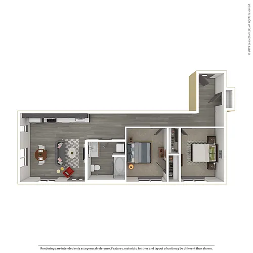 Floor plan Landing Y