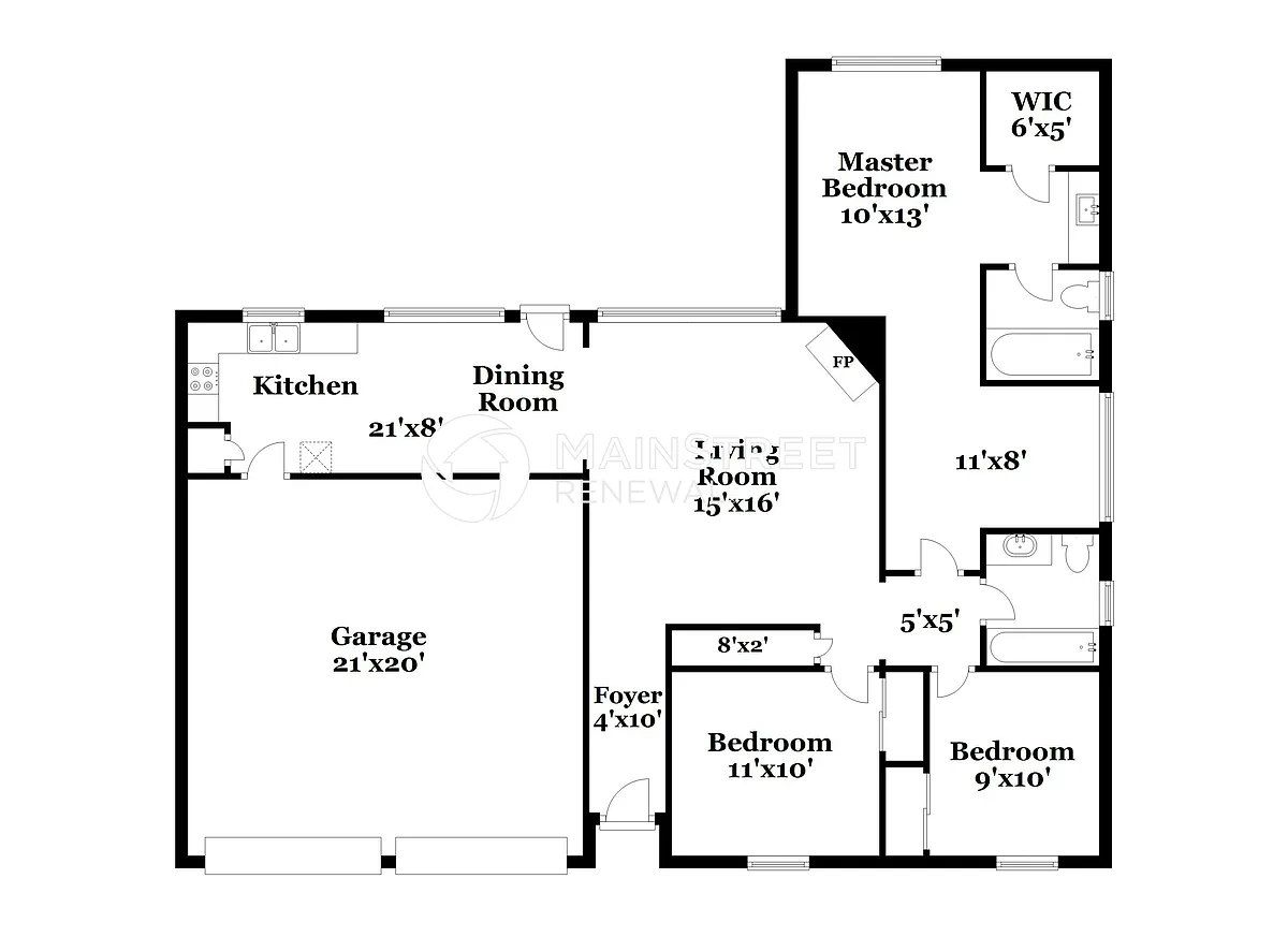 Floor Plan - 6507 Ridge Circle Dr