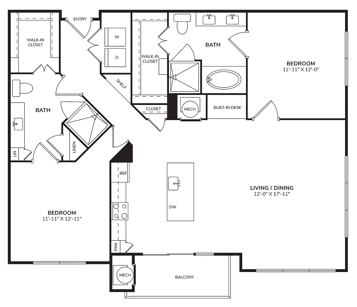 Floor plan B3