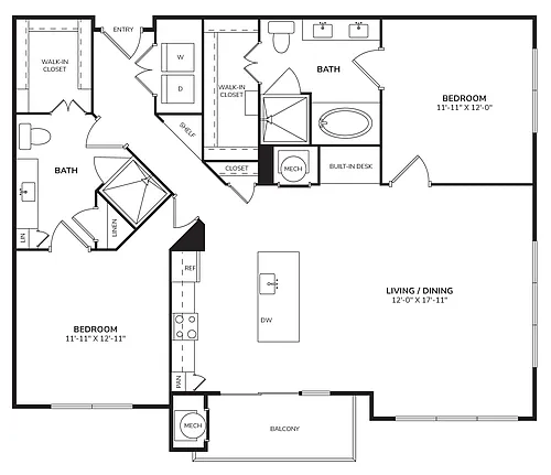 Floor plan B3