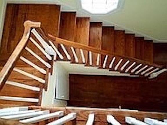 stairwell from 2nd story