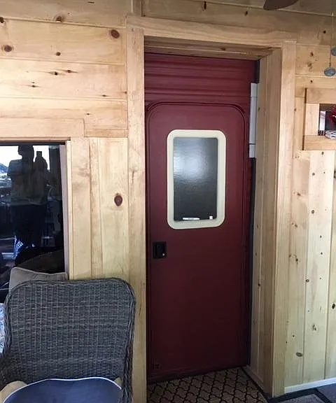 Door to the Travel Trailer.
