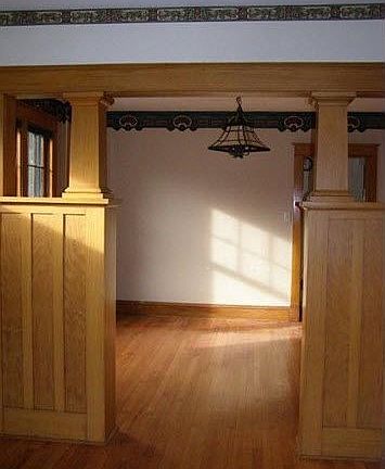 living room to dining room