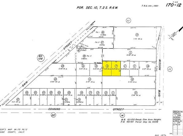 0 Near Mission Blvd Lot 69, Riverside, CA 92509