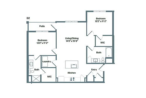 Floor plan Blu Bird