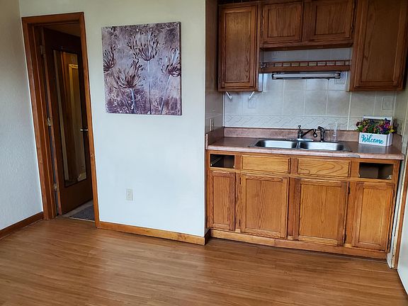 Living room with kitchenette