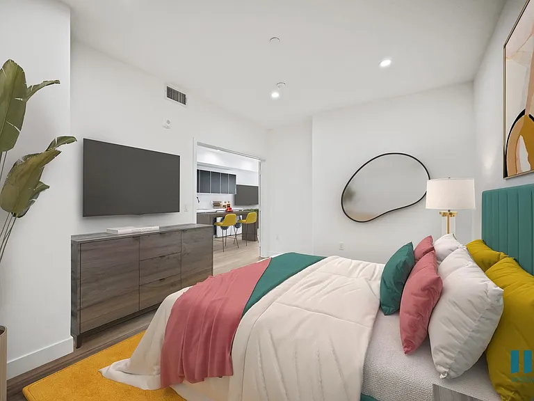 Bedroom with Recessed Lighting, and Vinyl Flooring - Spruce Floor Plan