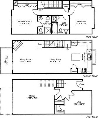 Floor plan Spruce I C2TH