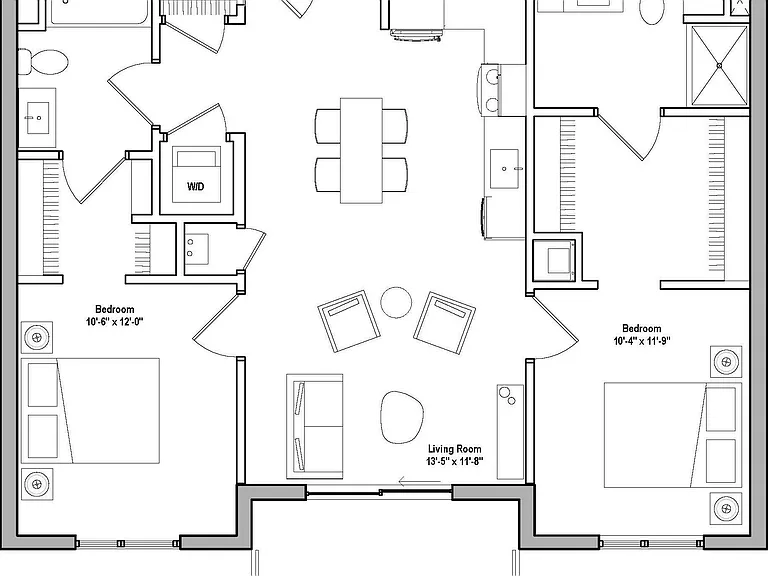 B2-B floor plan 500 Ocean