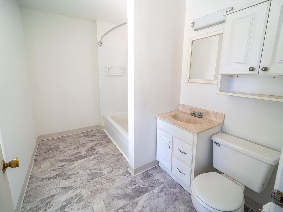 Bathroom with tub.