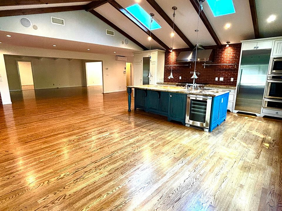 kitchen with fire place